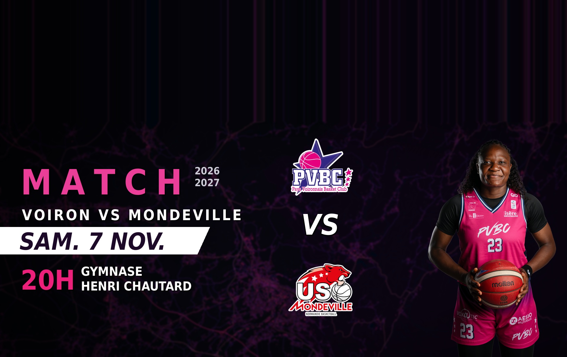 Match Voiron - Mondeville 07/11