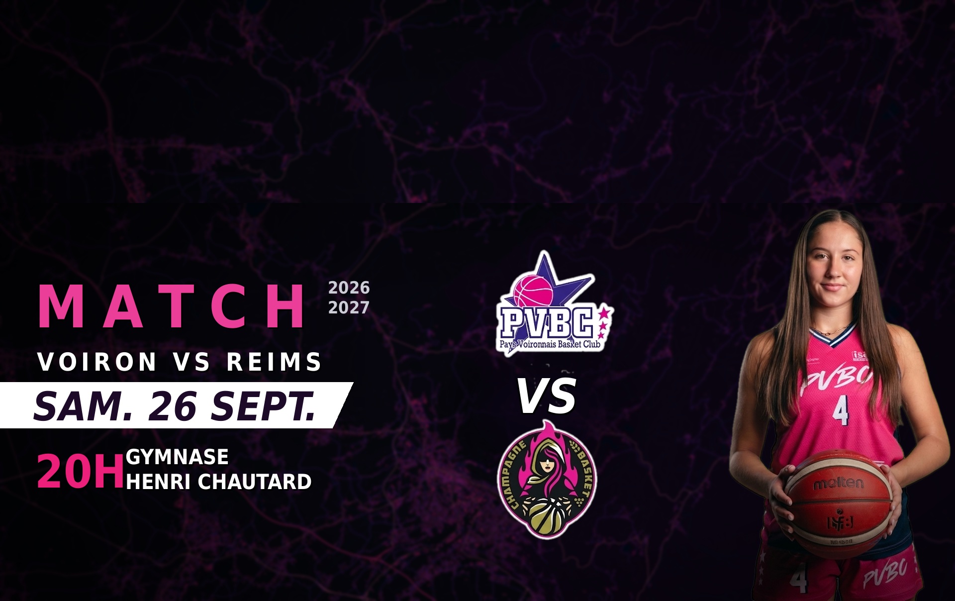 Match Voiron - Reims 26/09