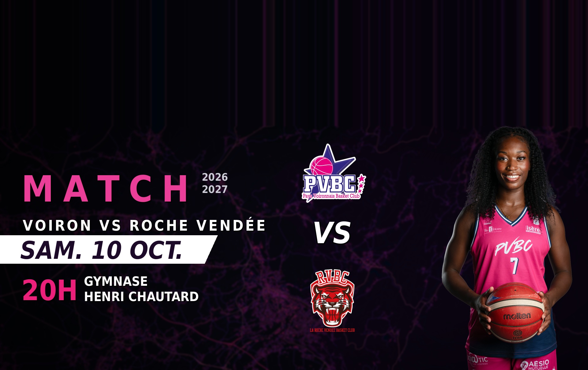 Match Voiron - Roche Vendee 10/10