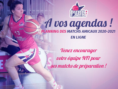 C'est reparti pour les &eacute;quipes du PVBC ! Planning matchs amicaux