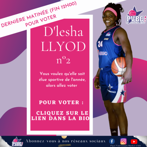 Votez D'Lesha LLYOD