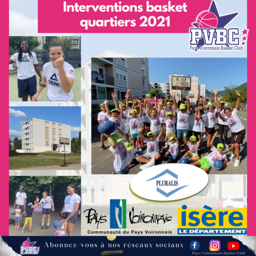 Interventions Basket Quartiers 2021