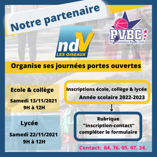 Portes ouvertes NDV