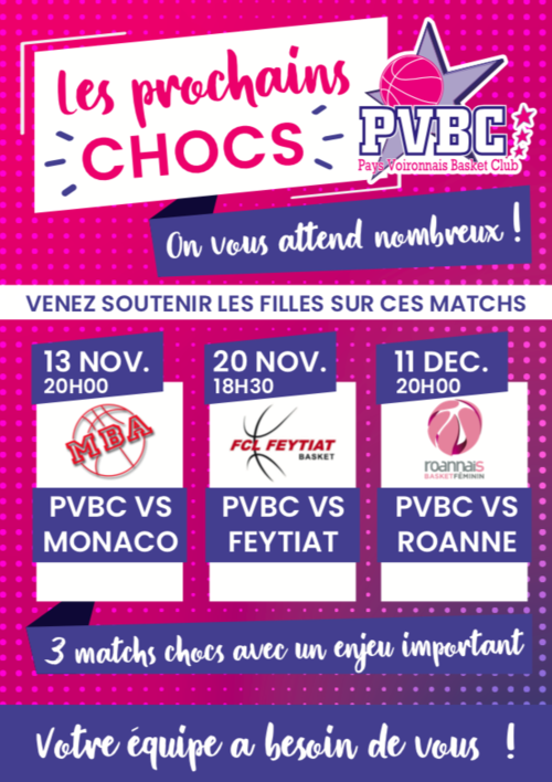 Les prochains chocs NF1