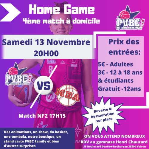 Match NF1 Monaco 13/11