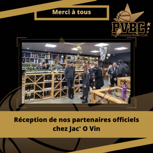 Soir&eacute;e partenaires officiels 2/12