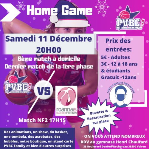 Match NF1 11/12 Roanne