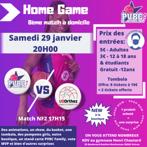 Match NF1 29/01 Orthez