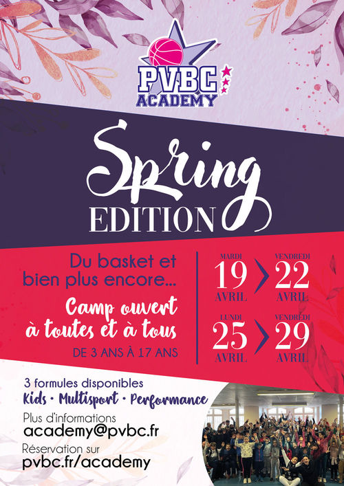 SPRING EDITION PVBC ACADEMY SPRING EDITION PVBC ACADEMY