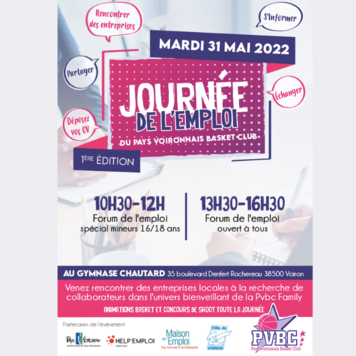 Journ&eacute;e de l'emploi du PVBC