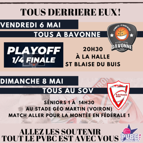 Tous derri&egrave;re Bavonne et le SOV