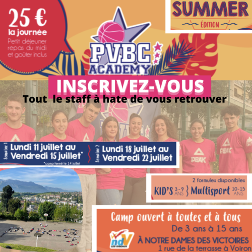 SUMMER EDITION PVBC ACADEMY SUMMER EDITION PVBC ACADEMY