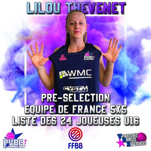 Lilou présélectionnée en équipe de France U16 !