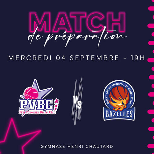 Match de pr&eacute;paration vs BLMA