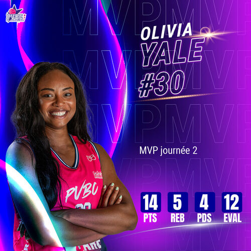 Olivia YALE, MVP du week-end !