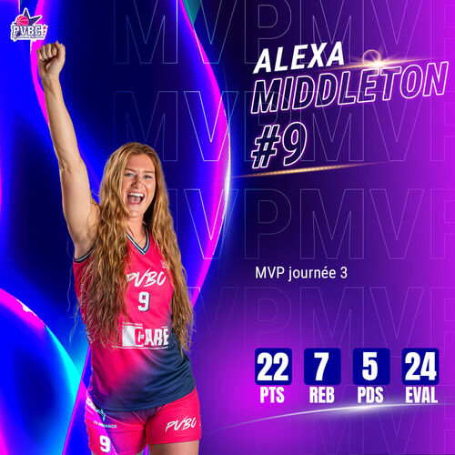 Alexa MIDDLETON, MVP du week-end !