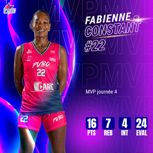 Fabienne CONSTANT, MVP du week-end !