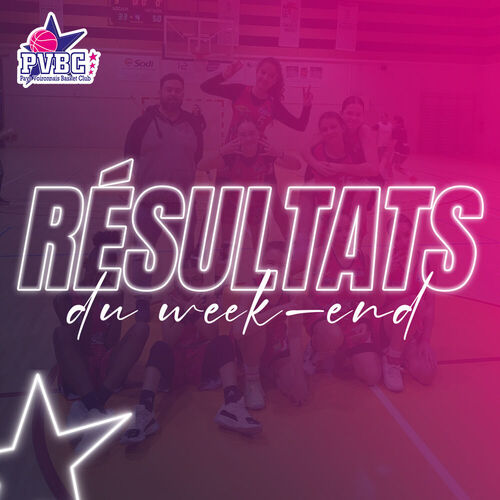 R&eacute;sultats du week-end