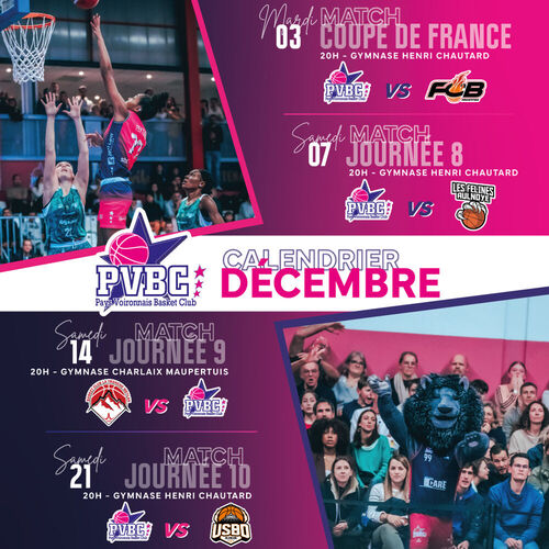 Le programme de d&eacute;cembre