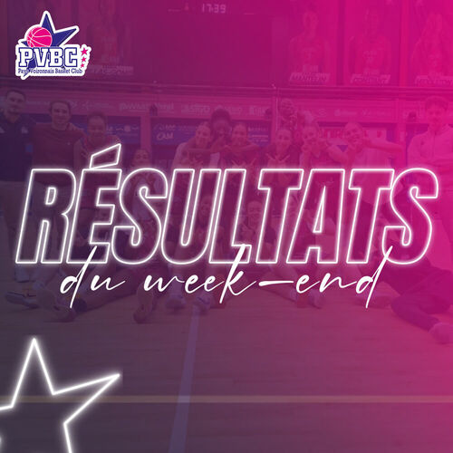 R&eacute;sultats du week-end