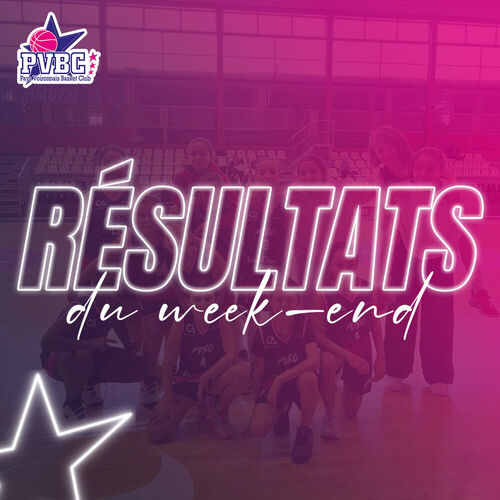 R&eacute;sultats du week-end !