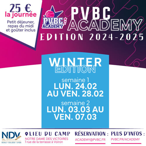 PVBC Academy Winter Edition