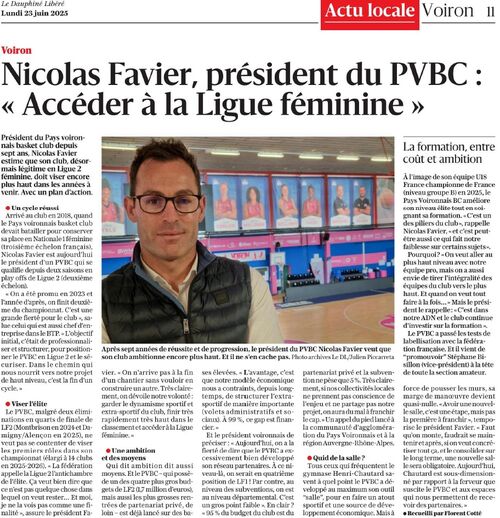 Nicolas Favier, président du PVBC Nicolas Favier, président du PVBC