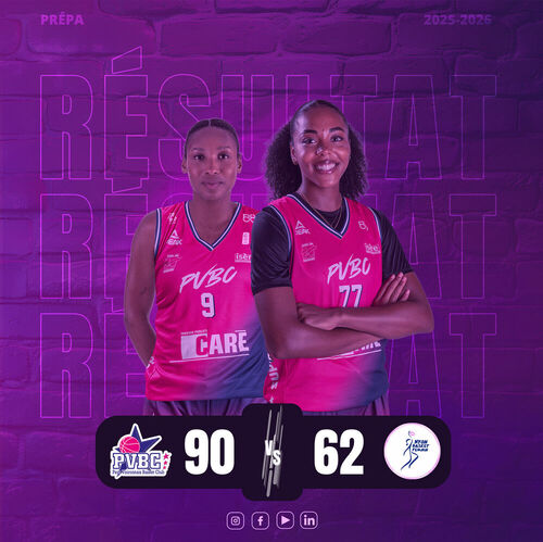 R&eacute;sultat du 1er match de pr&eacute;pa