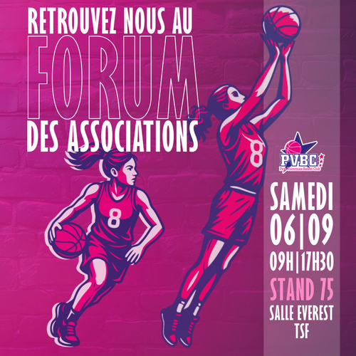 Retrouvez nous au forum des associations !