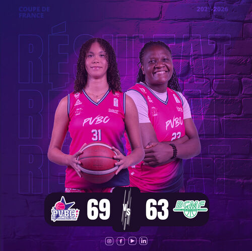 R&eacute;sultat PVBC vs Montbrison