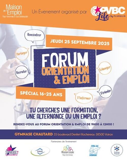 FORUM ORIENTATION & EMPLOI 🎓 FORUM ORIENTATION & EMPLOI 🎓
