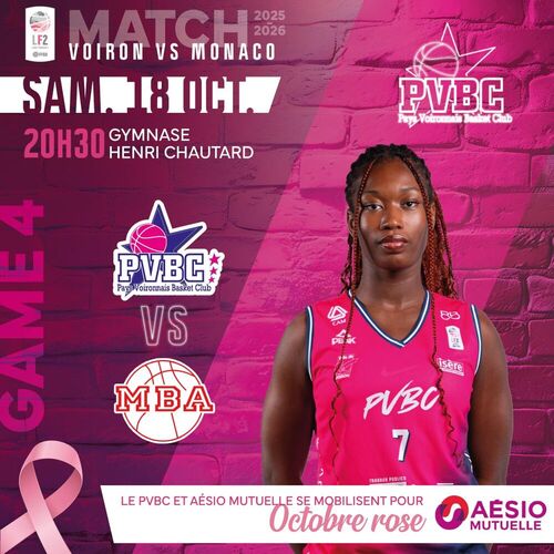 Un match engag&eacute; aux couleurs d'Octobre Rose