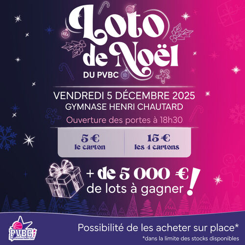 Loto de Noël du PVBC Loto de Noël du PVBC
