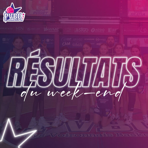 R&eacute;sultats du week-end
