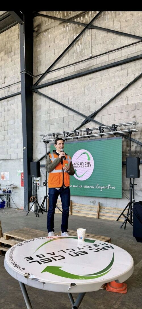 Visite du site ARC EN CIEL RECYCLAGE