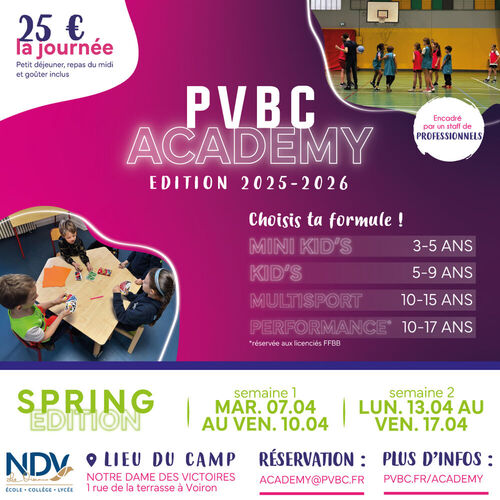 PVBC Academy Spring Edition
