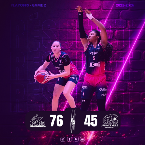 R&eacute;sultat PVBC vs Mondeville