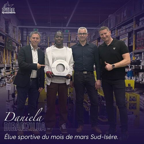 Daniela &eacute;lue sportive du mois de mars