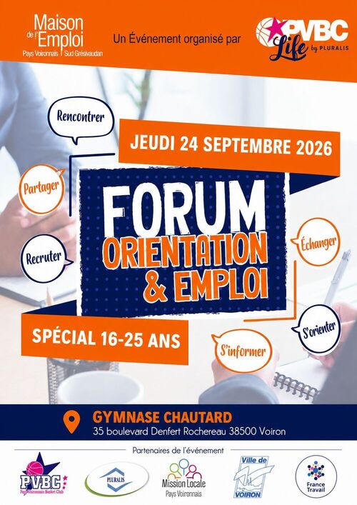 J-1 | FORUM ORIENTATION & EMPLOI - 16/25 ANS J-1 | FORUM ORIENTATION & EMPLOI - 16/25 ANS