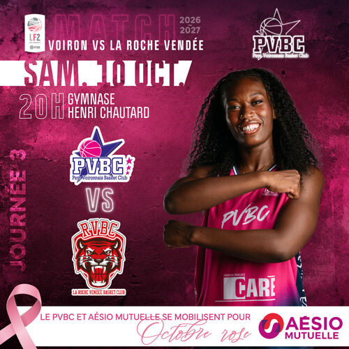 Un match engagé aux couleurs d'Octobre Rose Un match engagé aux couleurs d'Octobre Rose