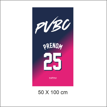 Serviette personnalisable 50x100 cm