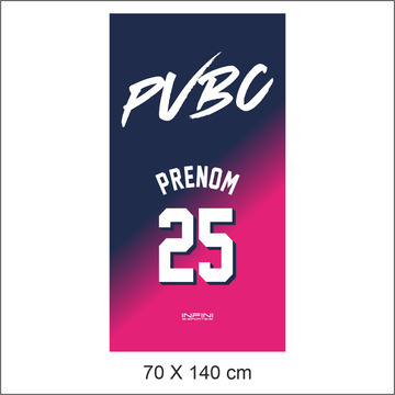 Serviette personnalisable 70x140 cm