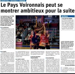 Article : "Le Pays Voironnais peut se montrer ambitieux pour la suite"