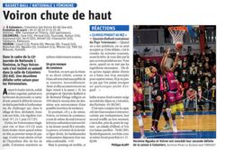 Article : "Voiron chute de haut"