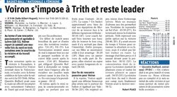 Article : "Voiron s'impose à Trith et reste leader"