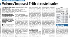 Article : "Voiron s'impose &agrave; Trith et reste leader"