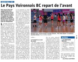 Article : "Le PVBC repart de l'avant"