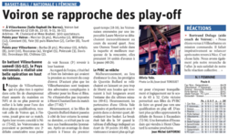 Voiron se rapproche des play-off