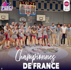 Les U18 du PVBC championnes de France &Eacute;lite 2
