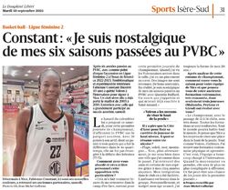 Fabienne Constant : "Je suis nostalgique de mes six saisons"